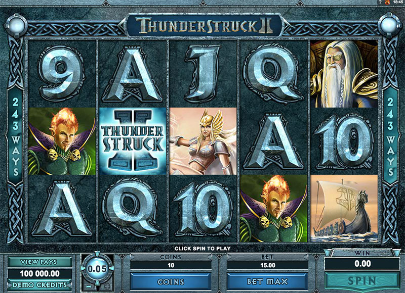 Thunderstruck II Slot Machine